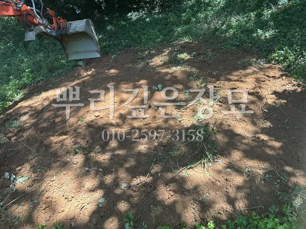 묘지이장 정리완료 작업 사진 · 뿌리깊은장묘