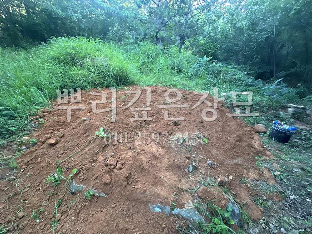묘지이장 정리완료 작업 사진 · 뿌리깊은장묘
